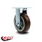 Service Caster 6 Inch Polyurethane Wheel Rigid Caster with Ball Bearing SCC-30R620-PPUB - alternate 3